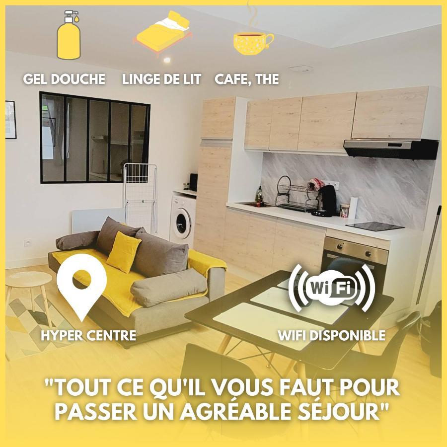 Апартаменты Le Wlerick 1 - Hyper Centre - Au Calme - Wifi Мон-де-Марсан Экстерьер фото